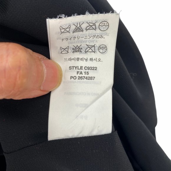 J. Crew Black Sleeveless Ruffle Cap Sleeve Top - Picture 10 of 11